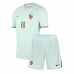 Maglie da calcio Francia Warren Zaire-Emery #18 Seconda Maglia Bambino Mondiali 2026  Manica Corta + Pantaloni corti)